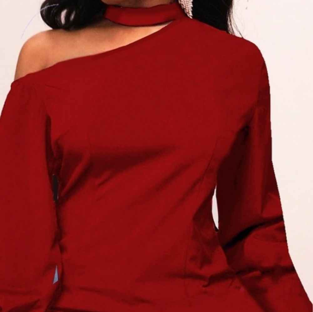 Lantern Sleeve Blouse